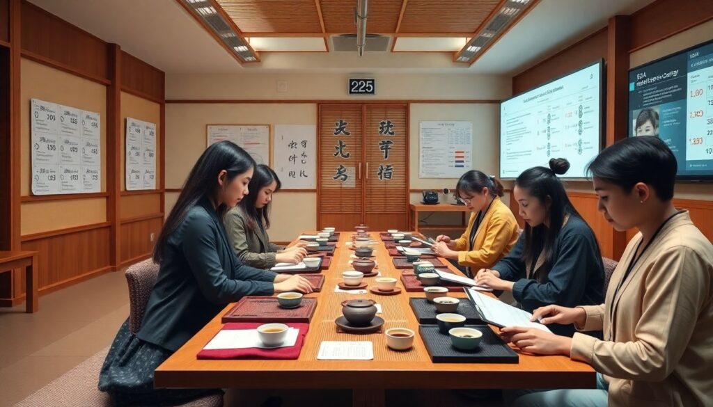 Практика слепой дегустации чаев и обучение вкусу - иллюстрация