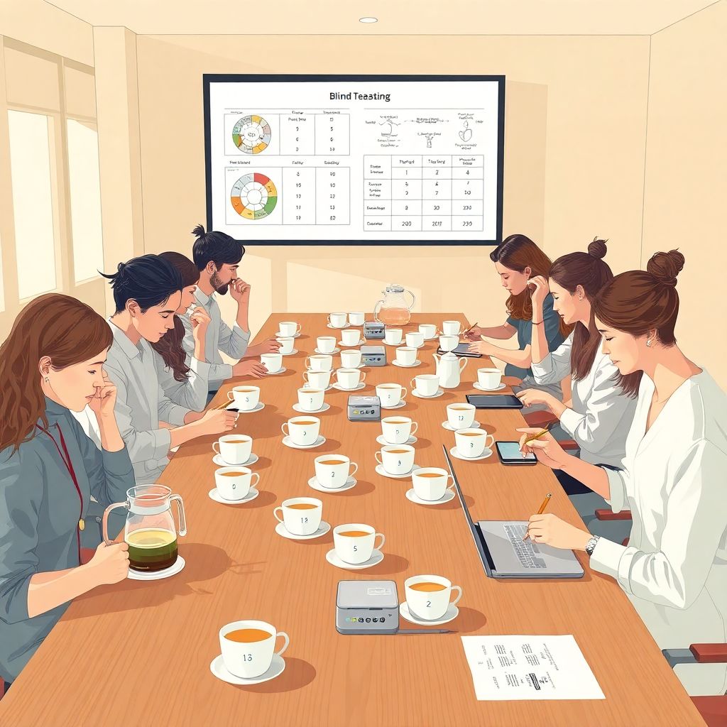 Практика слепой дегустации чаев и обучение вкусу для чайных любителей