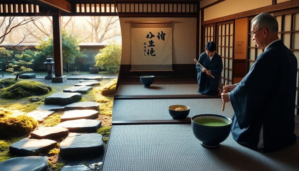 Культура чаепития и архитектура чайных домов в Японии - иллюстрация