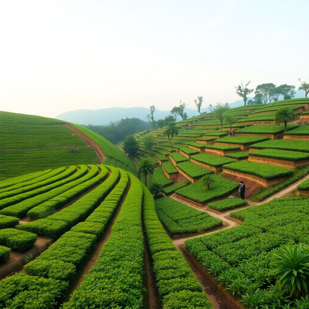 Чайные фермы и устойчивое производство в современном Востоке: традиции и экология