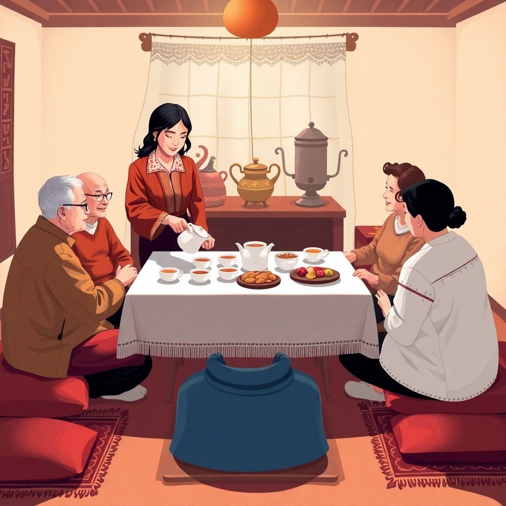 Этикет чаепития в Кыргызстане: чайная культура и традиции гостеприимства