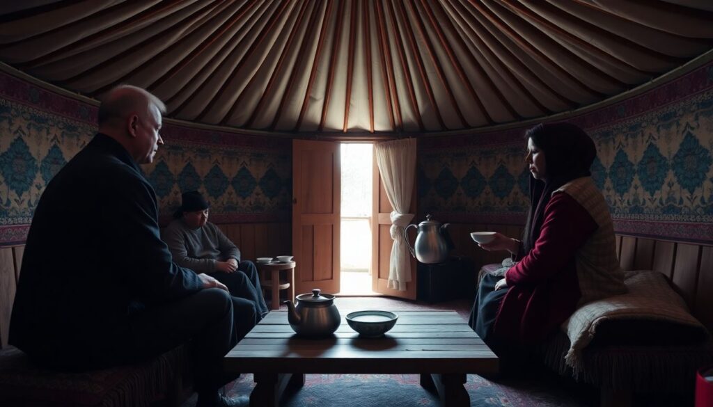 Праздники и чайные обряды в Монголии: гостеприимство через чашку чая - иллюстрация