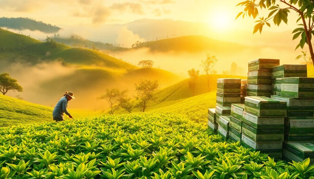 Ритуалы утреннего чаепития в Тайланде и их влияние на энергетику дня - иллюстрация