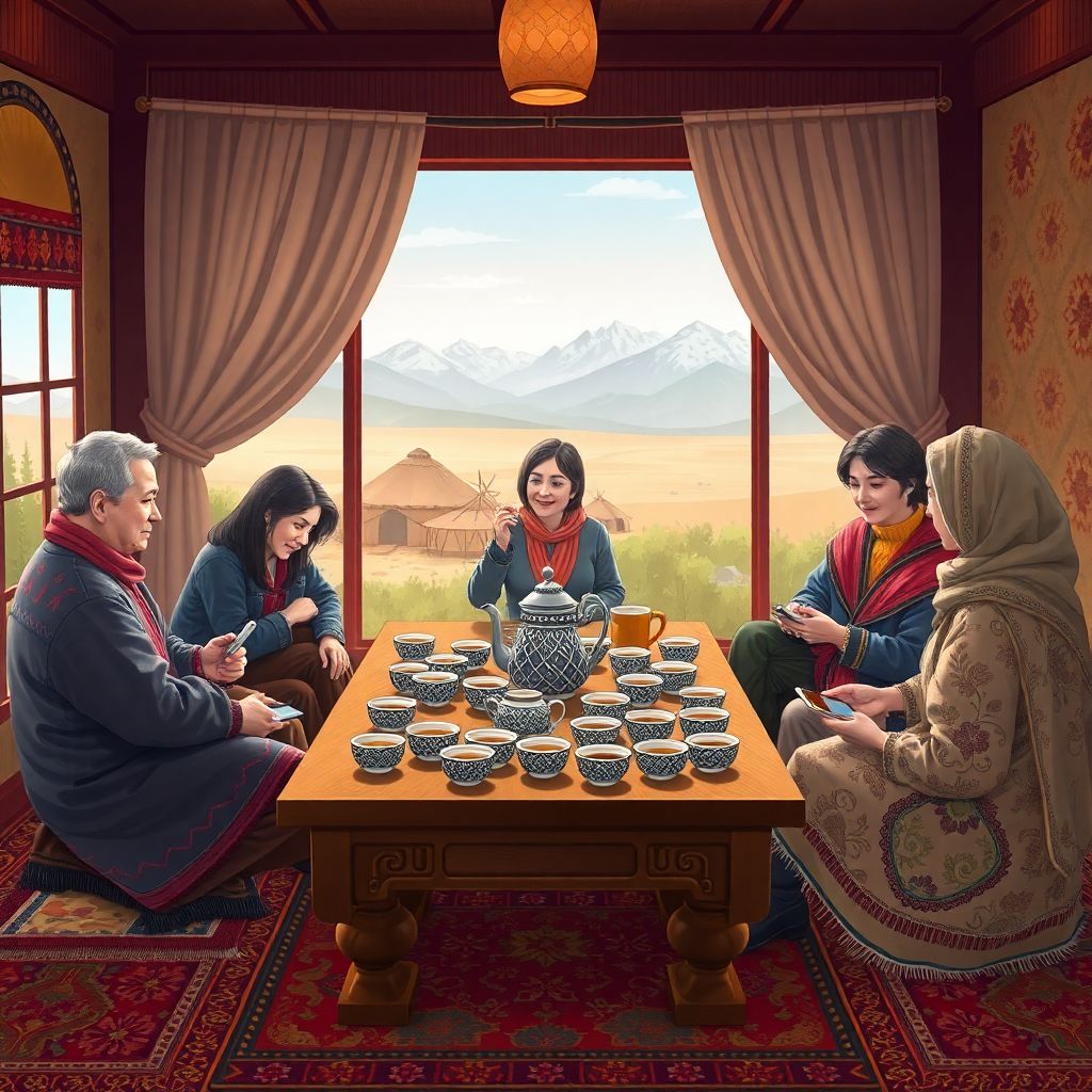 Культура чаепития в Срединной Азии: традиции Казахстана, Киргизии, Таджикистана