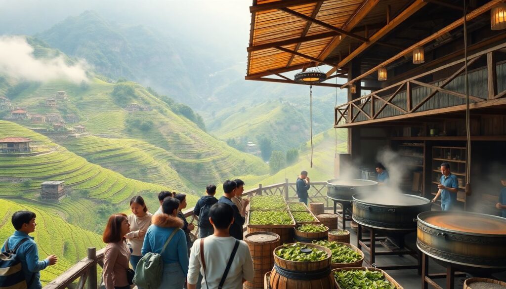 Чай и путешествия: маршруты по Востоку и их особенности - иллюстрация