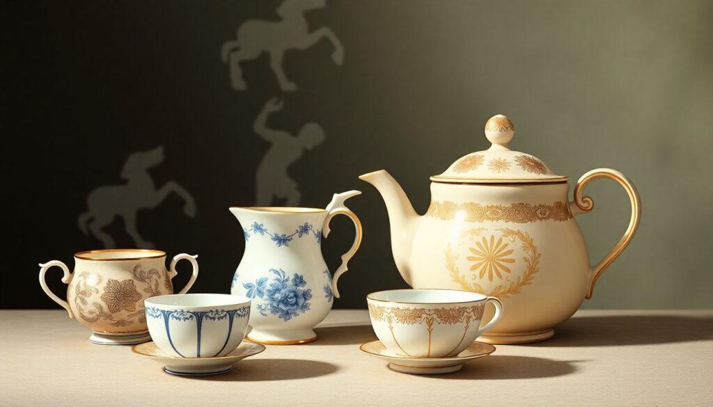 История чайной моды: как менялись сервизы и костюмы у чаепитий - иллюстрация