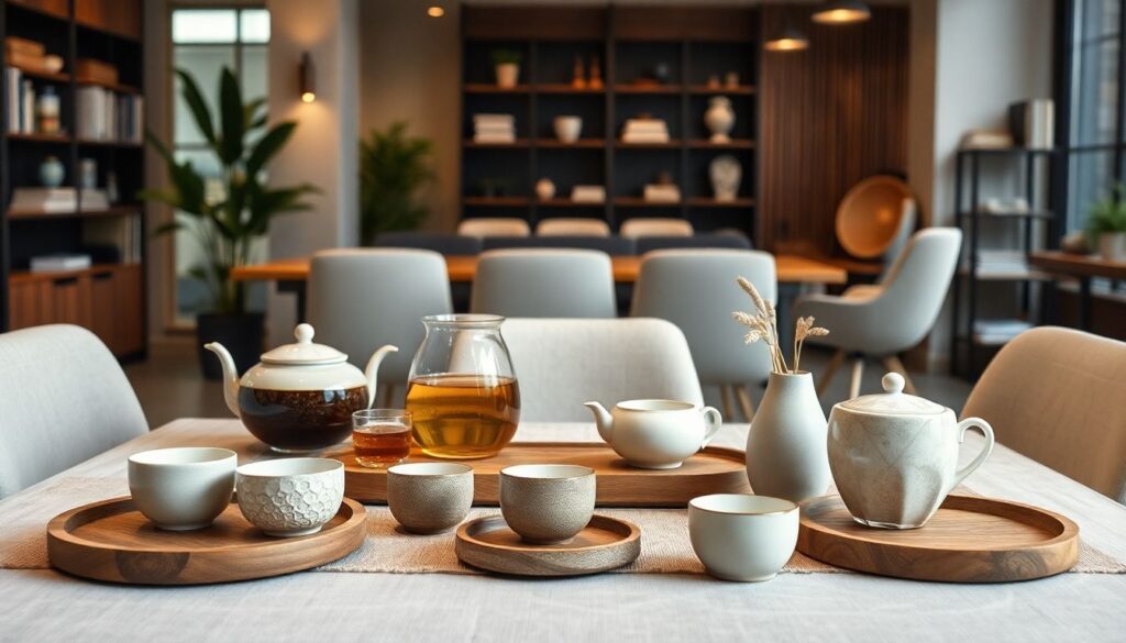 Чайные церемонии в городском пространстве: от дворцов к холлам офисов - иллюстрация