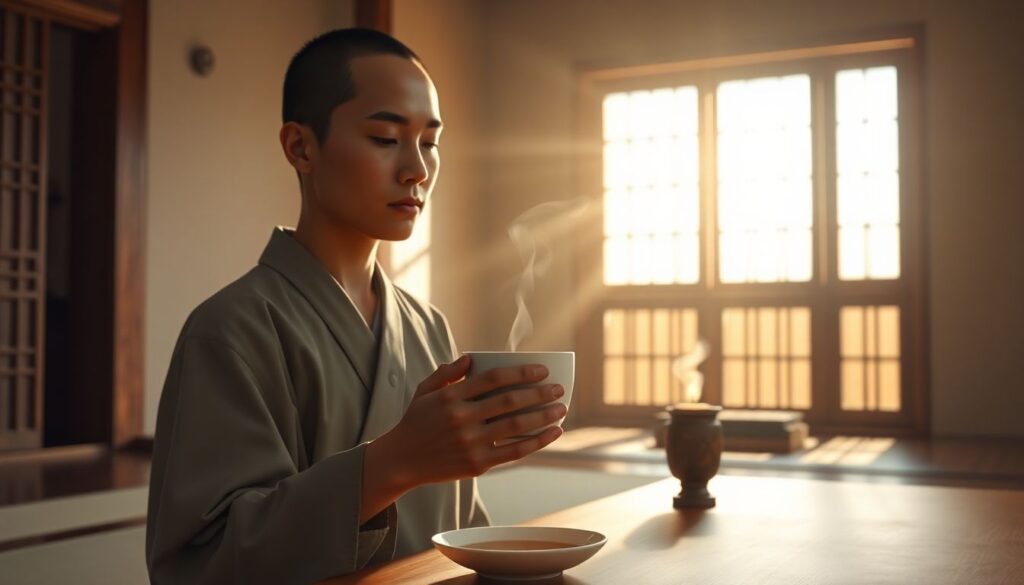 Ритуалы чаепития в китайских монастырях: уединение и наставления - иллюстрация
