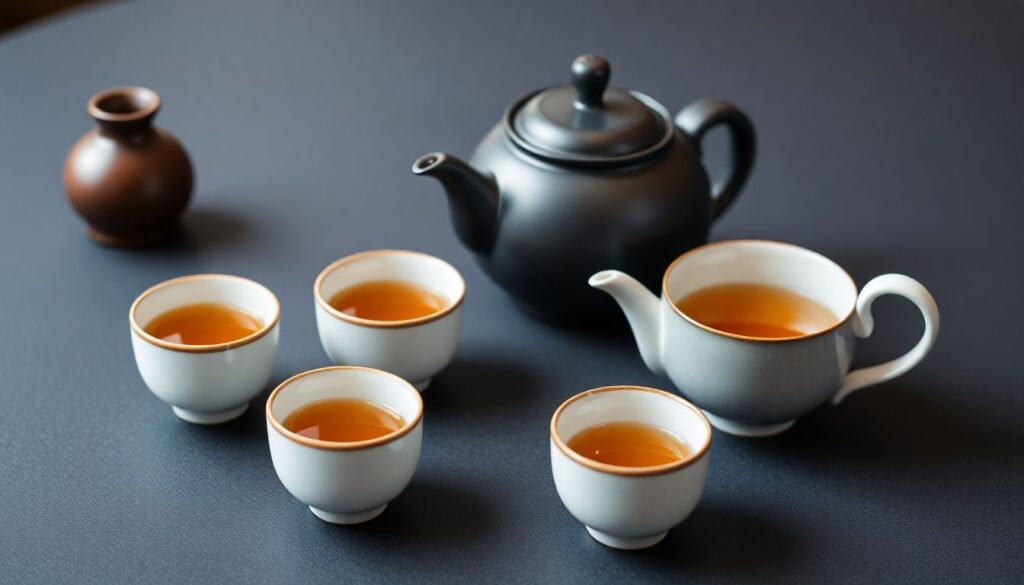 Чай для гостей как ritual greeting: восточная практика - иллюстрация