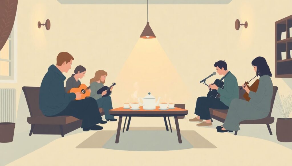 Чайная церемония и музыка: звуки как часть ритуала - иллюстрация