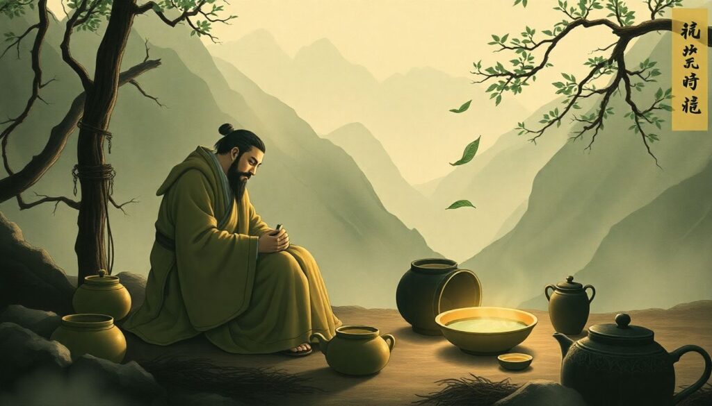 Исторические хроники чайной культуры Китая и Японии - иллюстрация