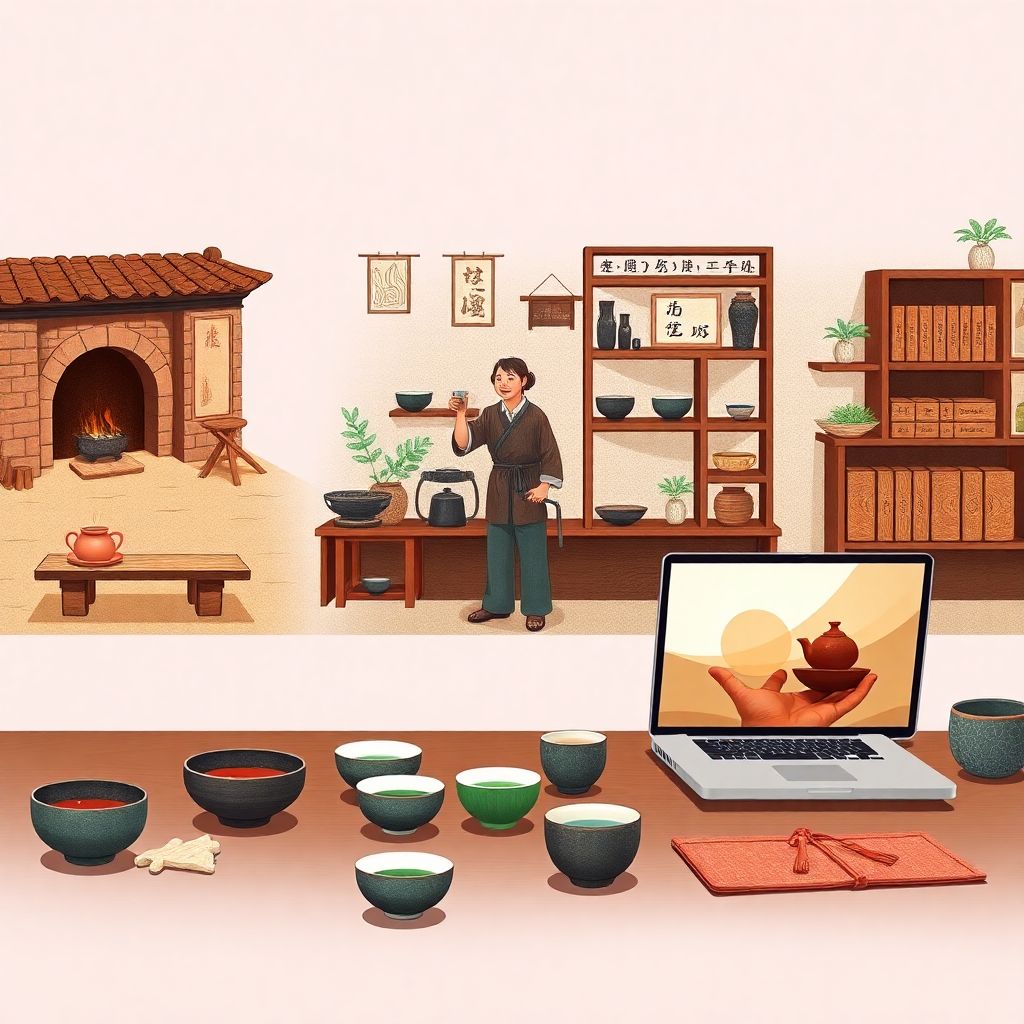 История и современность чайной керамики для чашек, чаш и блюдец