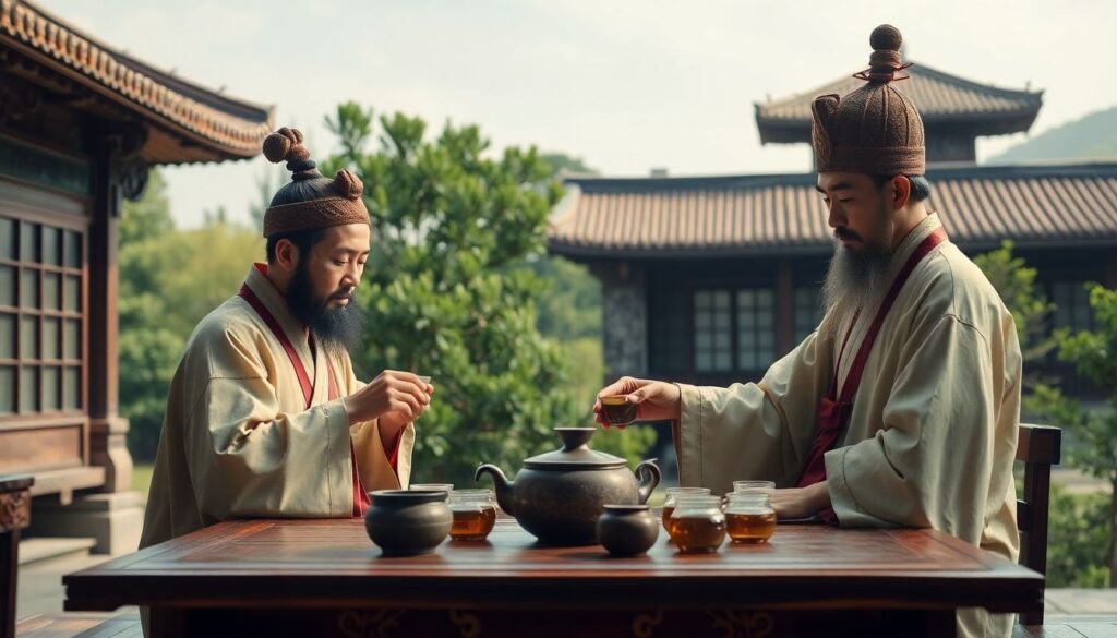 Исторические памятки о чае и его путешествии по Азии - иллюстрация