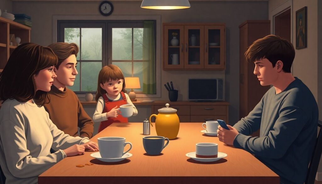 Чайная этикет в семье и в обществе: различия поколений - иллюстрация