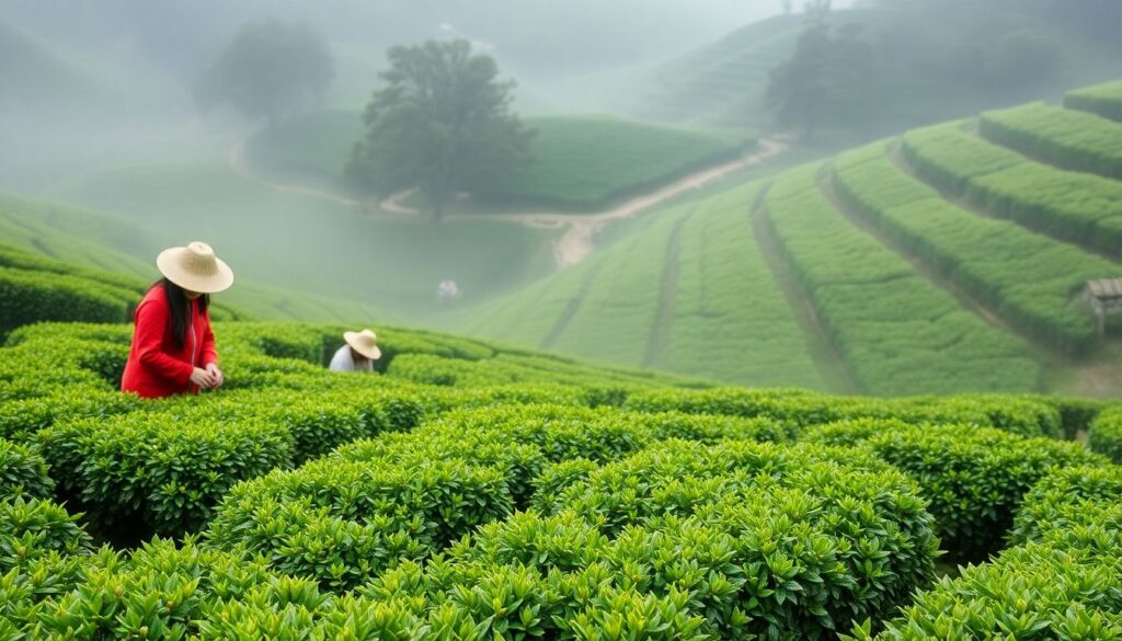 Путешествия по чайной карте Китая: регионы и сорта - иллюстрация