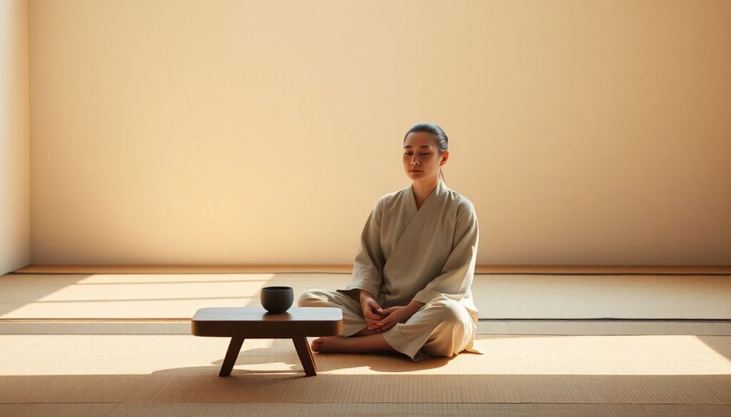Философия отдыха в японском дзен-буддизме и чайной церемонии - иллюстрация