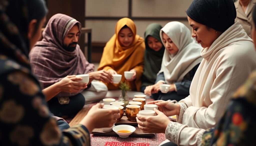 Этика потребления чая в разных религиозных контекстах - иллюстрация