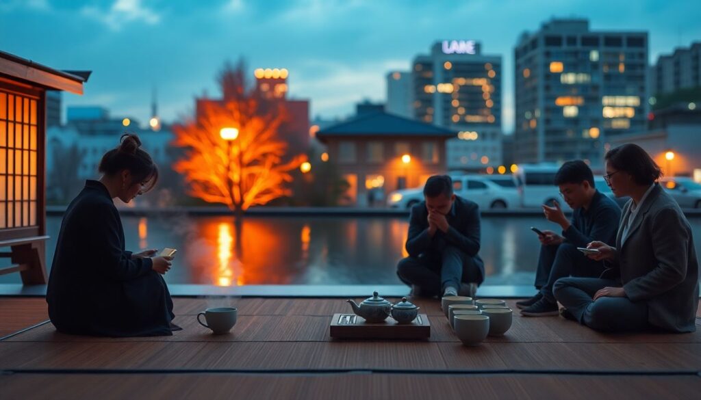 Чайная церемония и медитативная музыка: синергия звука - иллюстрация