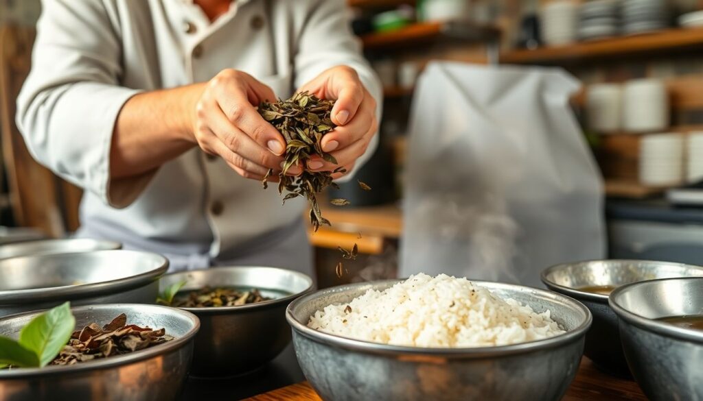 Как чаи влияют на кулинарный вкус блюд азиатской кухни - иллюстрация
