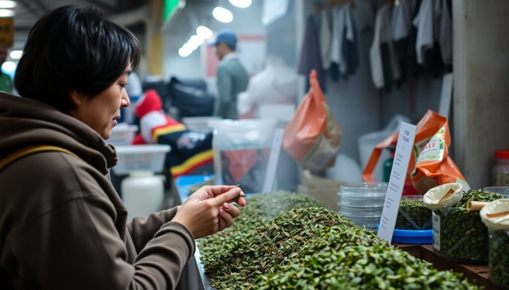 Как выбирать качественный чай на рынках Азии - иллюстрация