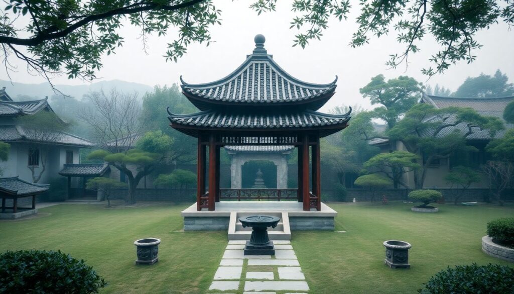 Восточная архитектура чайных домов и их символика - иллюстрация