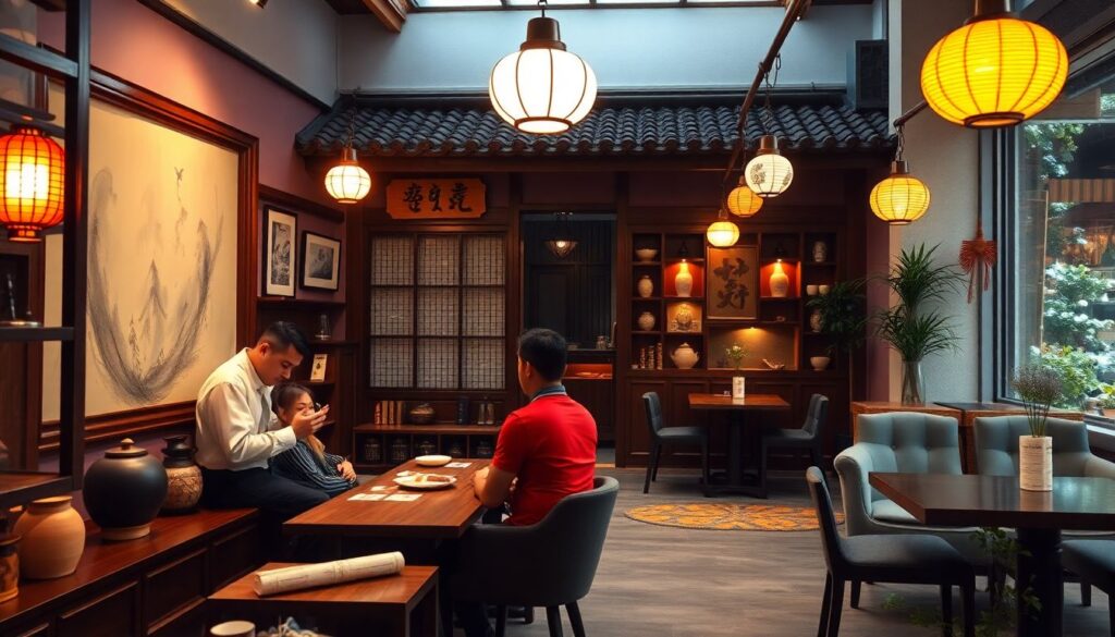 История чайной моды в Китае и Японии - иллюстрация