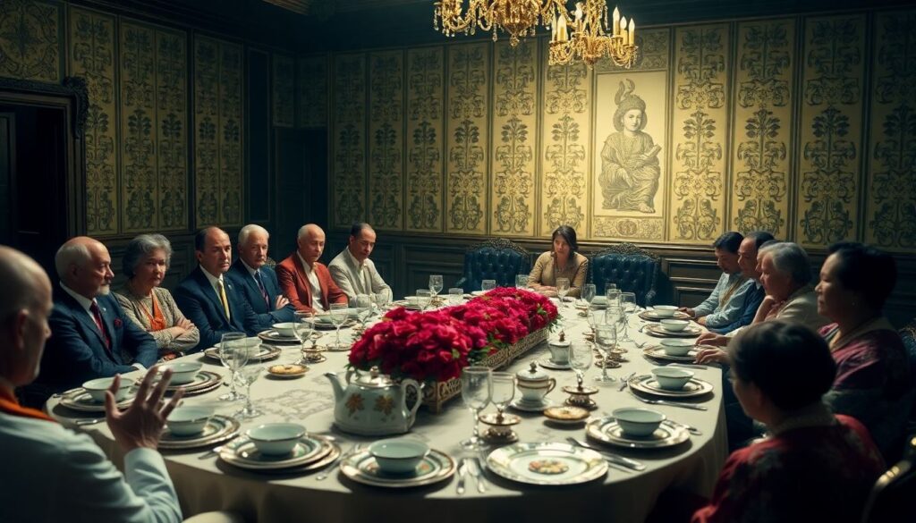 Культуры чаепития и достижения инноваций в Востоке - иллюстрация