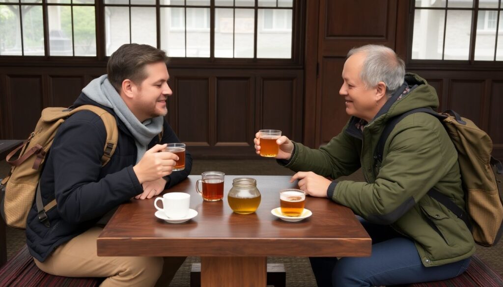 Как чай помогает в преодолении культурного шока при переезде - иллюстрация