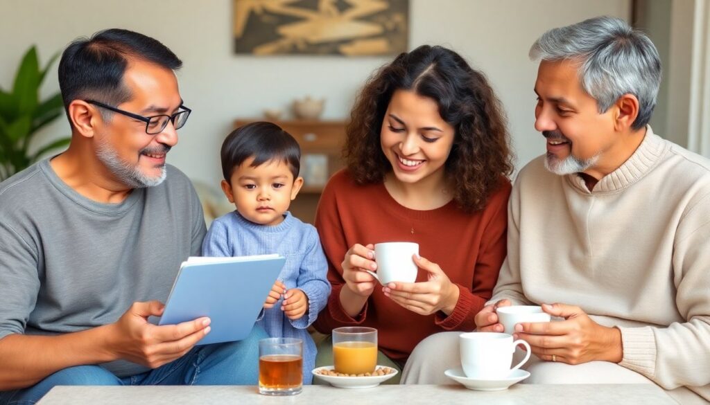 Истории чаепитий старшего поколения и их наставления - иллюстрация