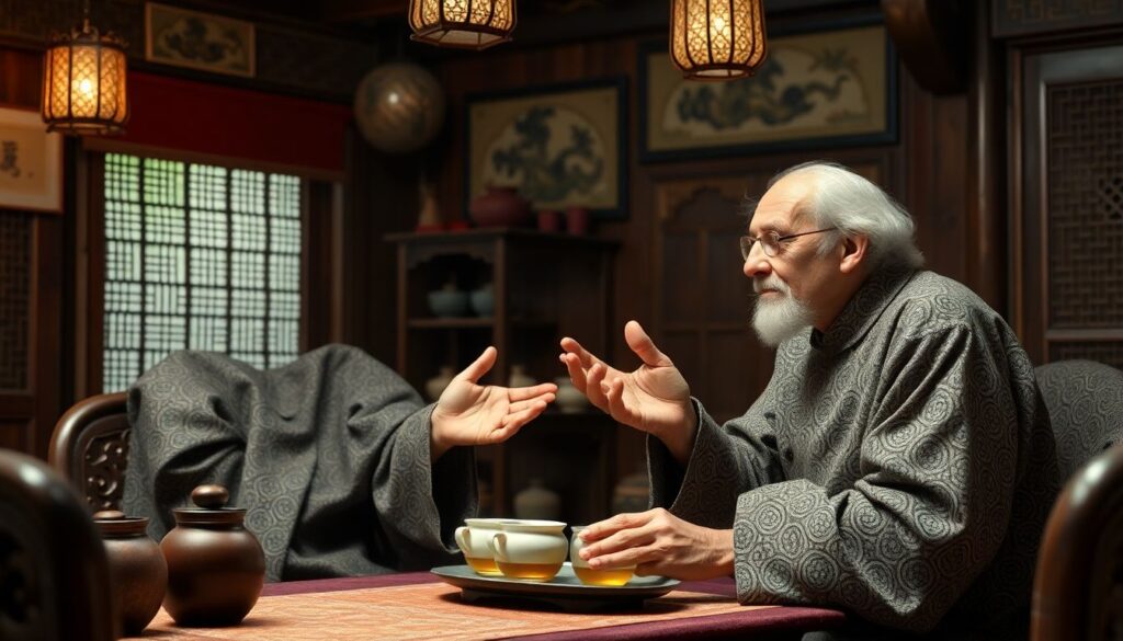 Юмор и чай: забавные истории чаепитий восточных культур - иллюстрация